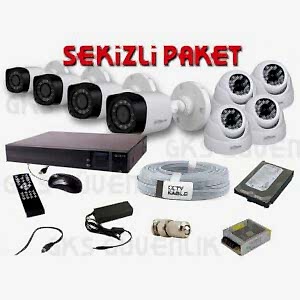 Sekizli kamera ekonomik paket